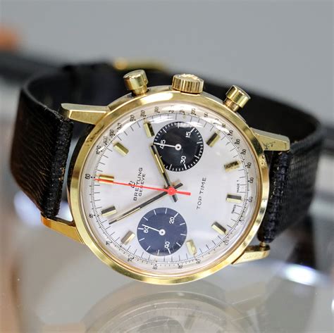 breitling 2000-33|1965 Breitling Top Time Chronograph Watch .